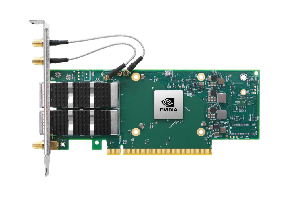 NVIDIA ConnectX®-6 Dx Dual-port 100GbE NIC and Time Card