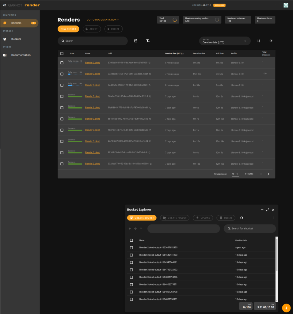 Qarnot – 3D Rendering