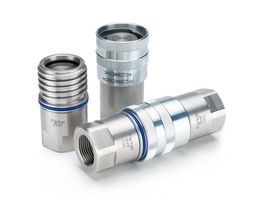 Parker CDT Series – Large Quick Connector – Threaded, Dripless QD