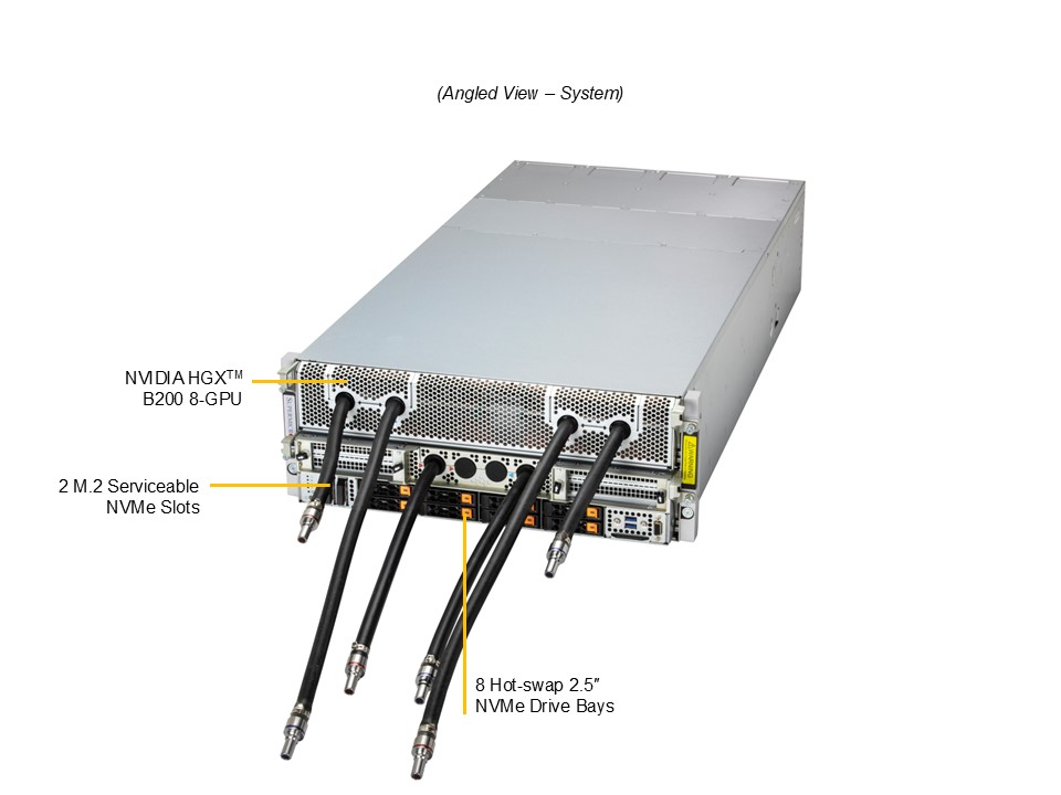 Supermicro GPU SuperServer SYS-421GE-NBRT-LCC (HGX)