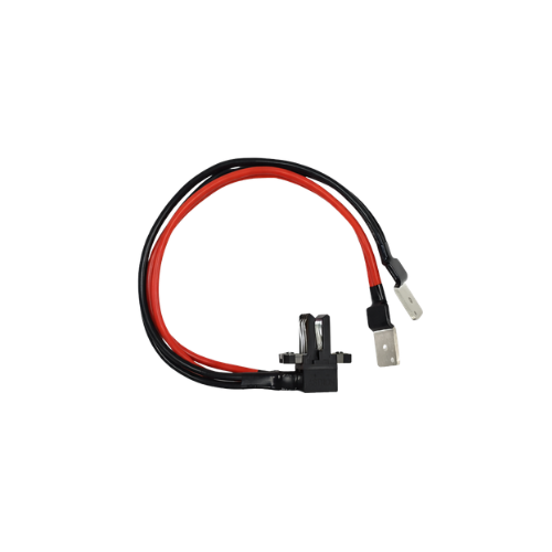 Astron BusFlow® 250 left-angle to dual-lug cable assembly