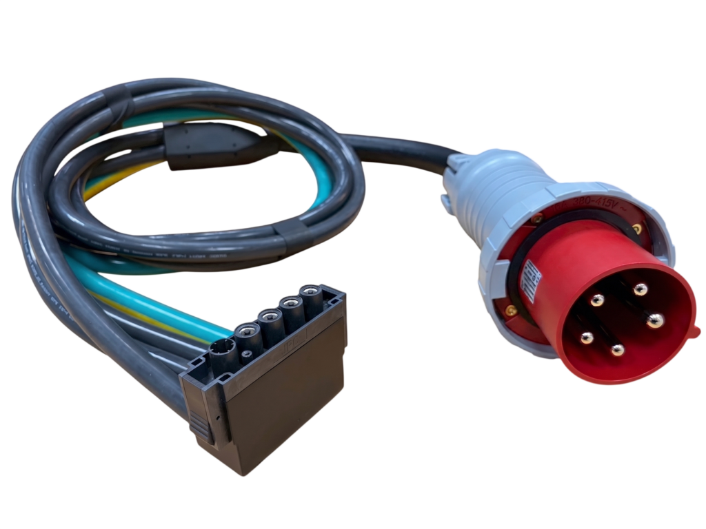 JPC ORV3 100A AC Input Connector and Whip Power Cables