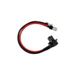 Astron BusFlow® 250 left-angle to dual-lug cable assembly