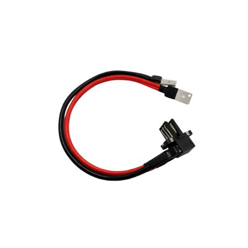 Astron BusFlow® 250 left-angle to dual-lug cable assembly