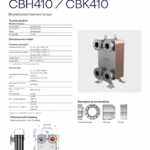 Alfa Laval Brazed Plate Heat Exchanger - Model CB410 / CB410AQ