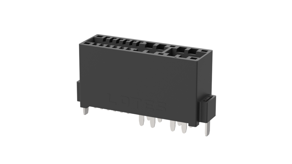 LOTES 51V Vertical DC Power Fan Header