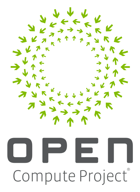 OCP primary logo, vertical lockup