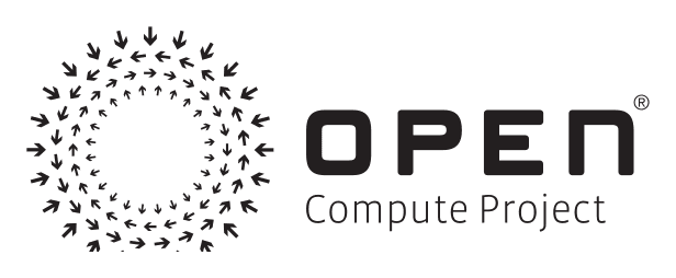 Single-color OCP logo in black