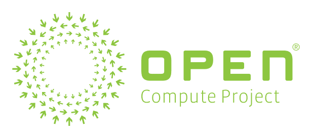 Single-color OCP logo in green